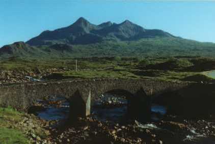 [View of Sgurr nan Gillean from Sligachan]