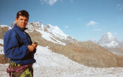 [Picture of Michael in front of the Matterhorn]
